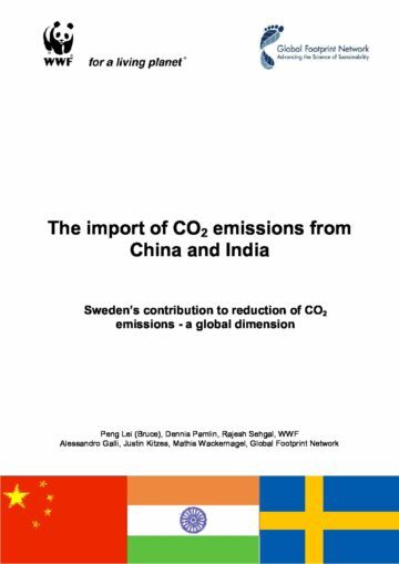 The import of CO2 emissions from China and India