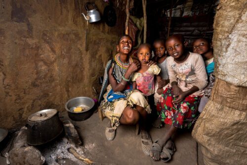 Familj i Kenya, Afrika