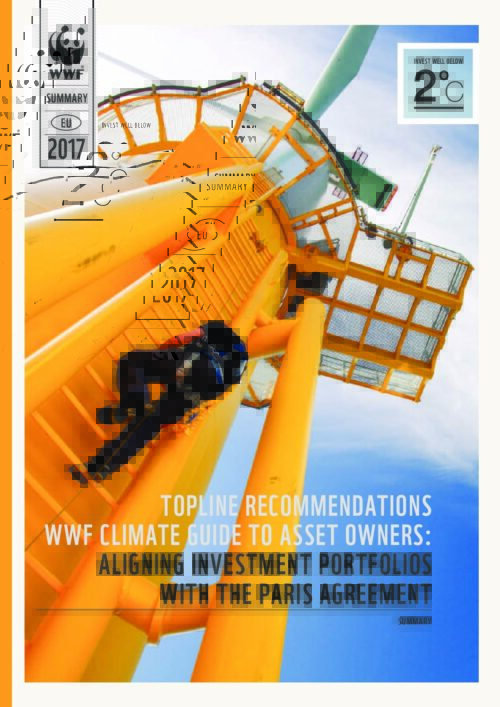 WWF Climate Guide to Asset Owners 2017: Aligning investment portfolios with the Paris agreement - Summary