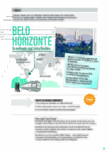 Stadsliv – elevblad Stadsliv - elevblad