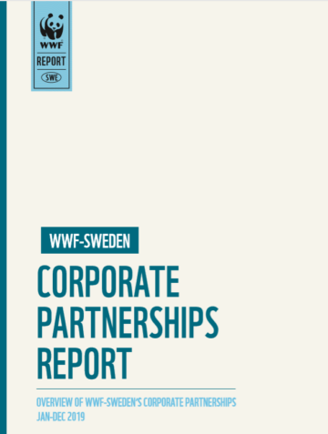 Corporate Partnerships Report WWF Sweden 2019