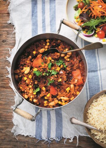 Chili sin carne från boken Vego i världsklass