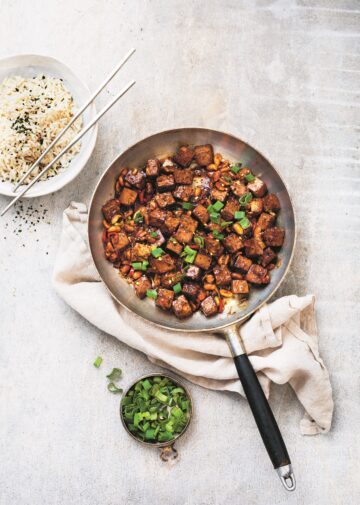 Kung pao tofu från boken Vego i världsklass