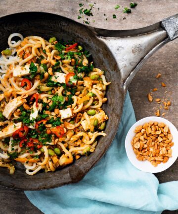 Pad thai från boken Vego i världsklass.