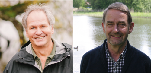 Tf GS Peter Westman och styrelsens ordförande Axel Wenblad
