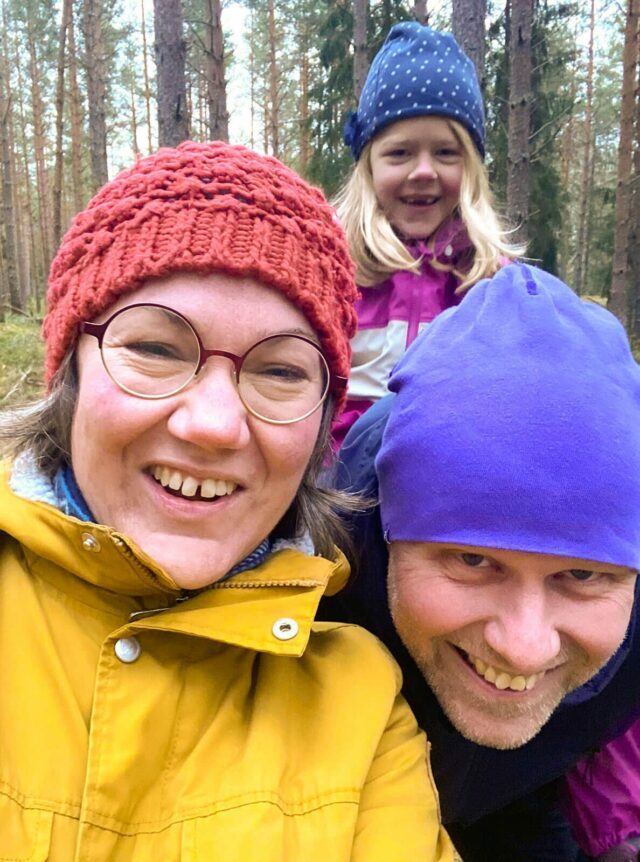 Porträtt av Maria, Dahn och Irma