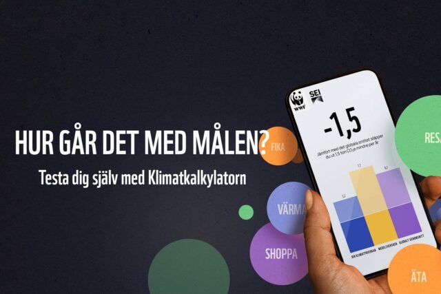 Hur går det med målen? Testa dig själv med Klimatkalkylatorn!