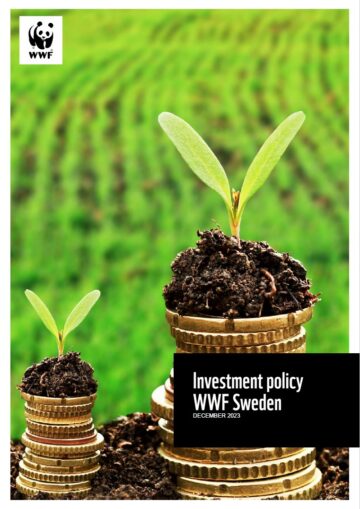 WWF SE Investmentpolicy 12-2023 WWF SE Investmentpolicy 12-2023