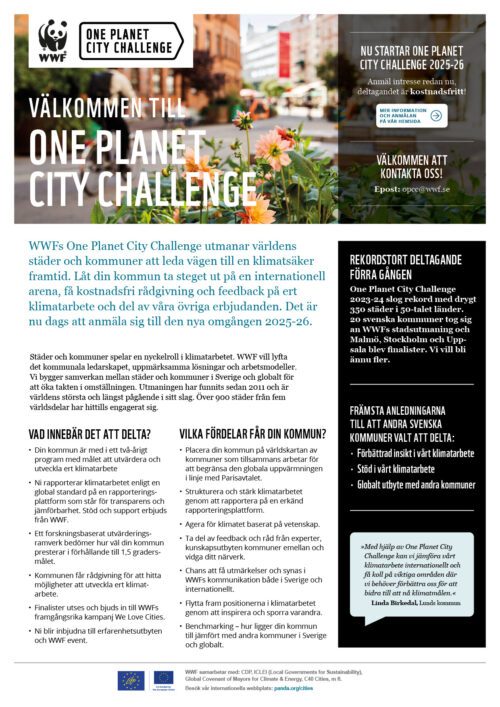 Välkommen till One Planet City Challenge 2025-2026_cover_v2