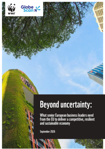 Beyond Uncertainty Omslagsbild till rapporten "Beyond Uncertainty: What senior European business leaders need from the EU to deliver a competitive, resilient and sustainable economy"